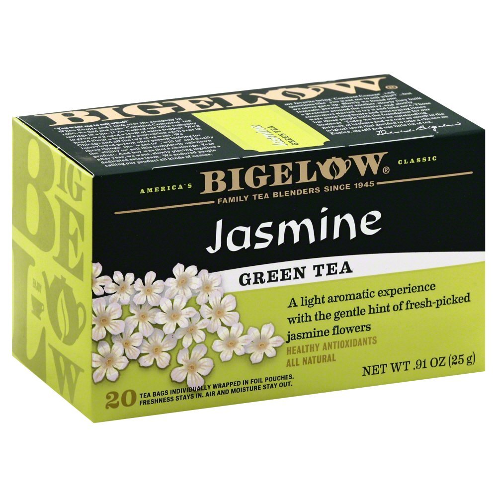 Bigelow Tea Green Tea Variety Pack, Classic Green Tea, Lemon, Pomegranate, Mint, Peach and Constant Comment Flavors, 20 Count Box (Pack of 6), 120 Total Tea Bags