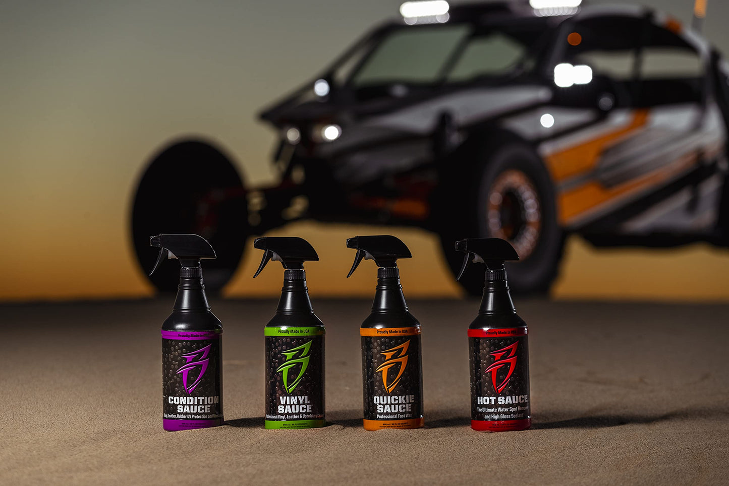 Boat Bling Hot Sauce Premium Hard Water Spot Remover w/High-Gloss Wax Sealants, 32 oz.