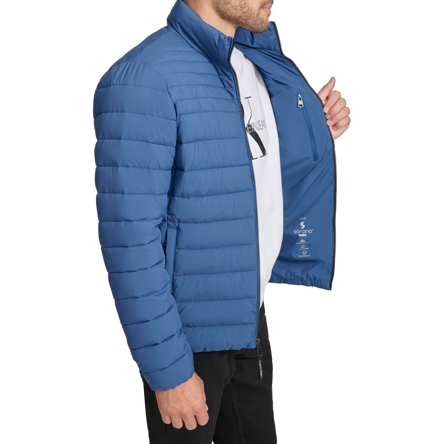 Calvin Klein Men's Full Zip Down Puffer Coat