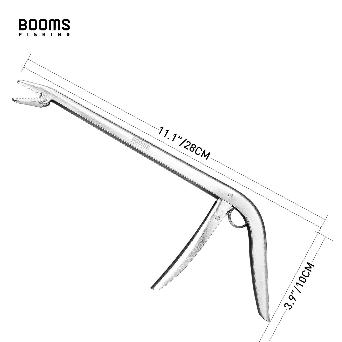 Booms Fishing R1 Stainless Steel Fish Hook Remover Extractor, 11-1/2 inches