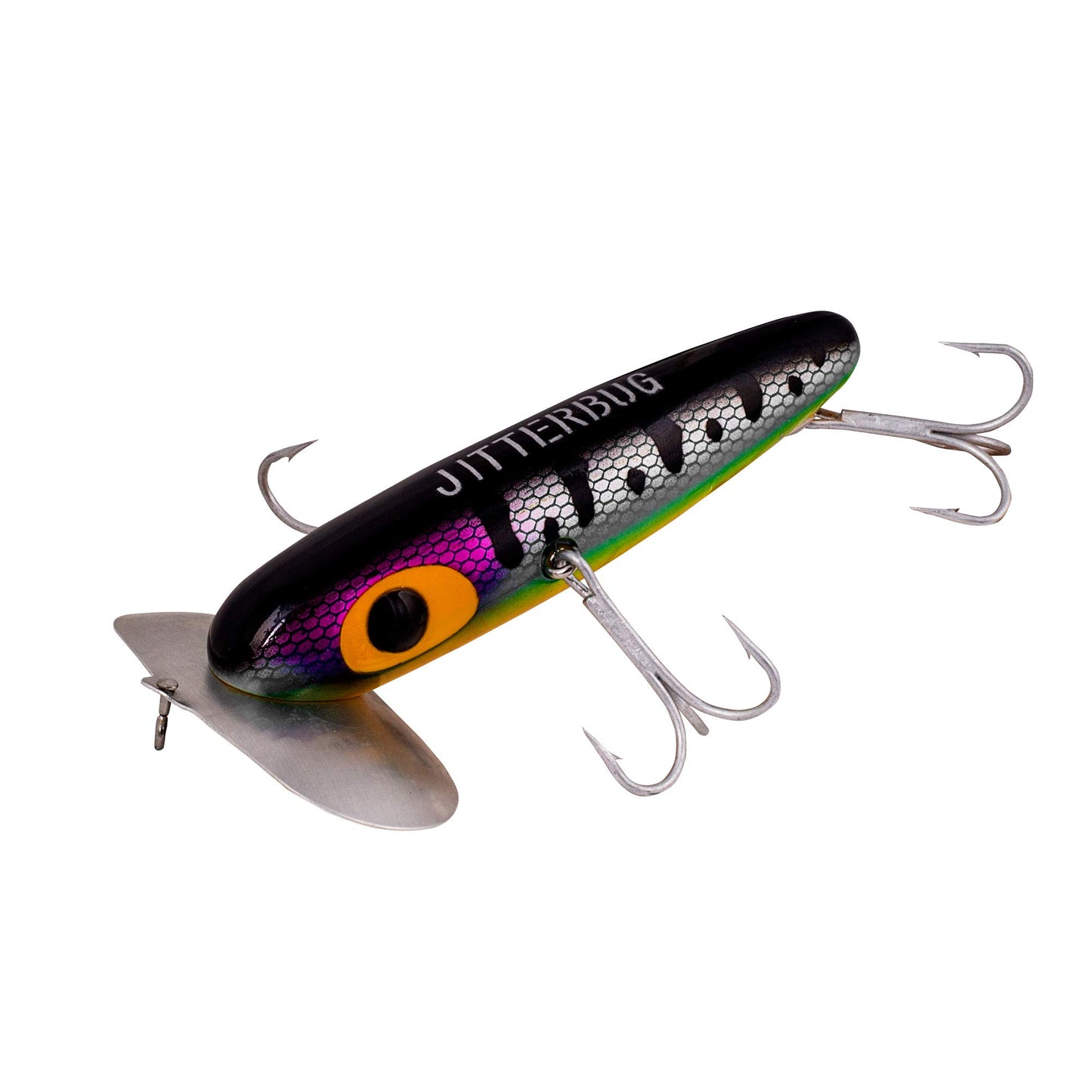 Jitterbug Topwater Bass Fishing Lure - Excellent for Night Fishing