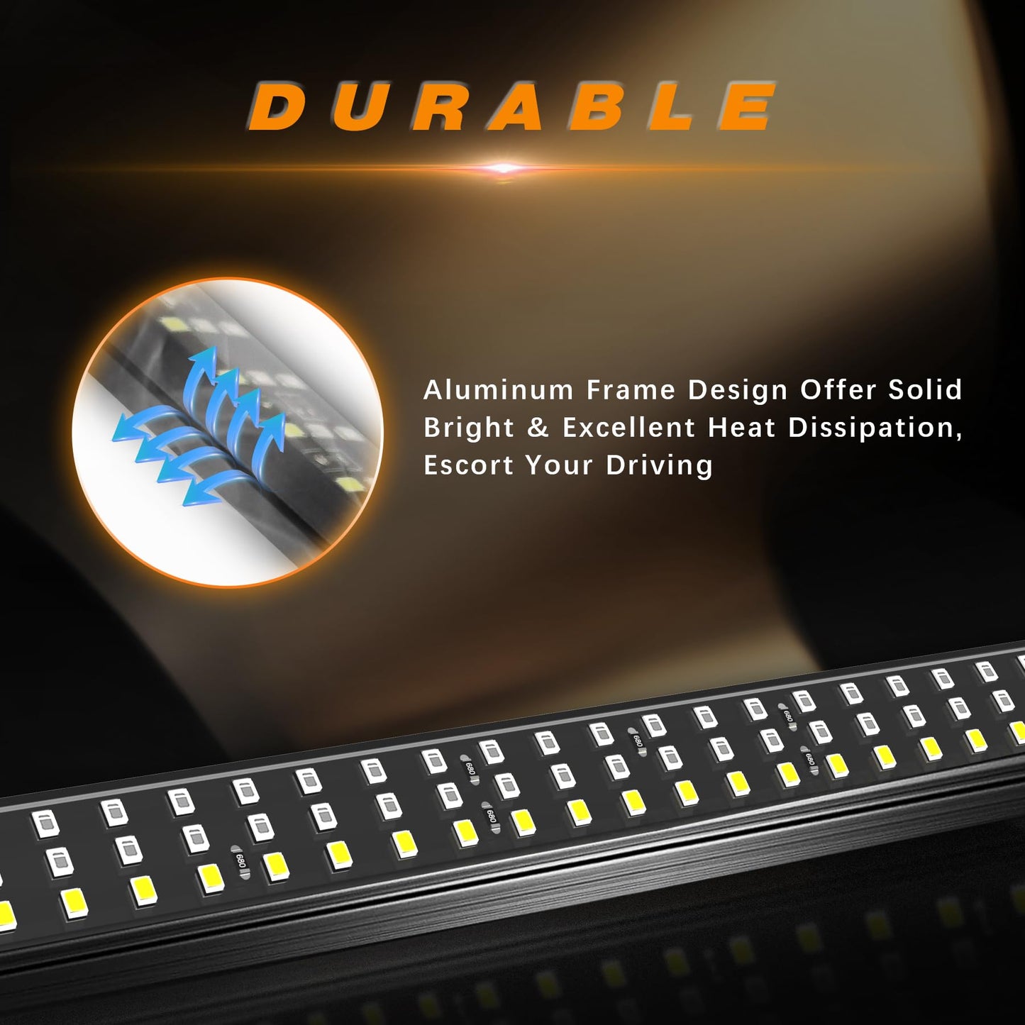 60 Inch LED Tailgate Light Bar with Reverse & Sequential Turn Signals for Truck