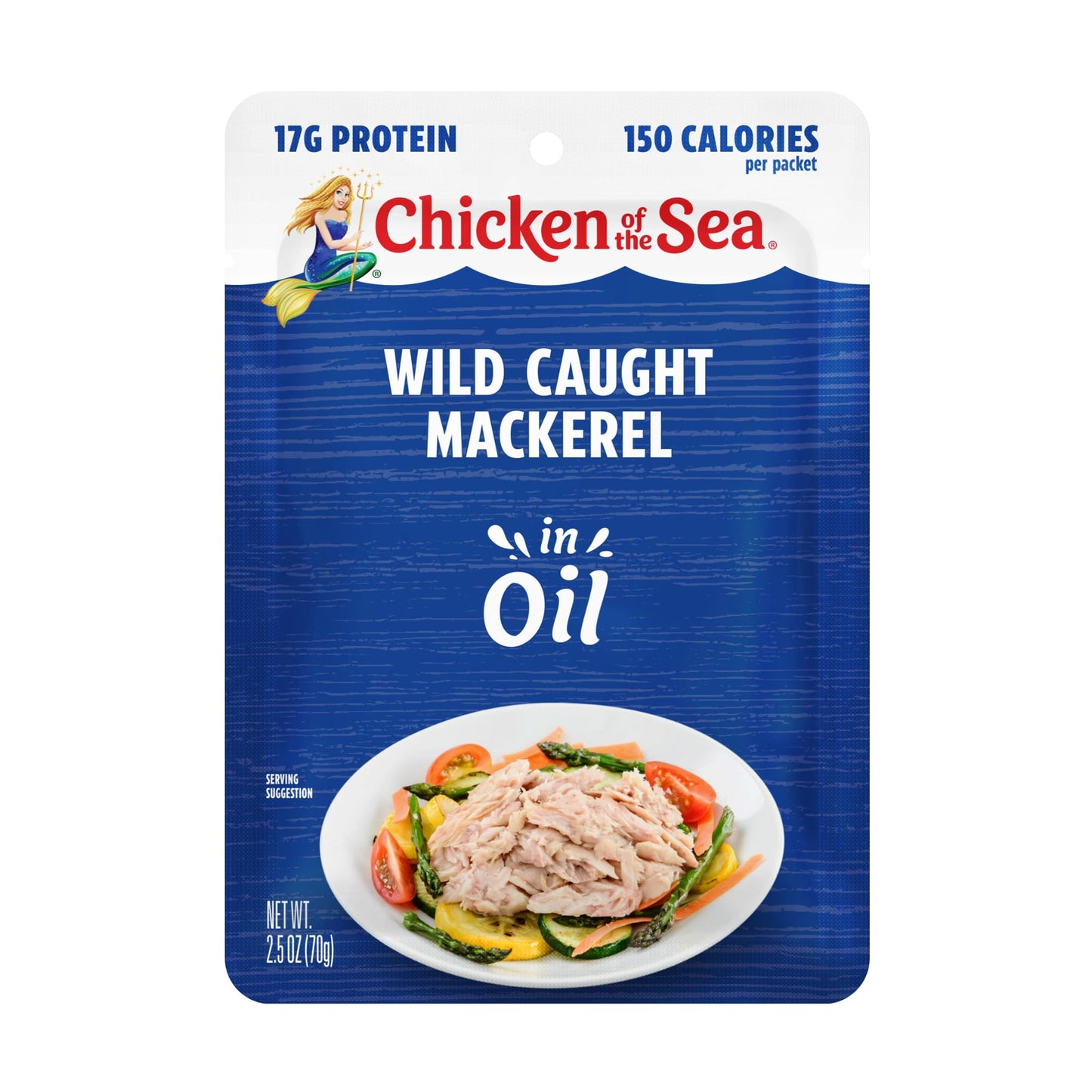 Chicken of the Sea Chub Mackerel in Brine, 15 Ounce Cans (Pack of 12), Nutrient Rich, Wild Caught Canned Mackerel