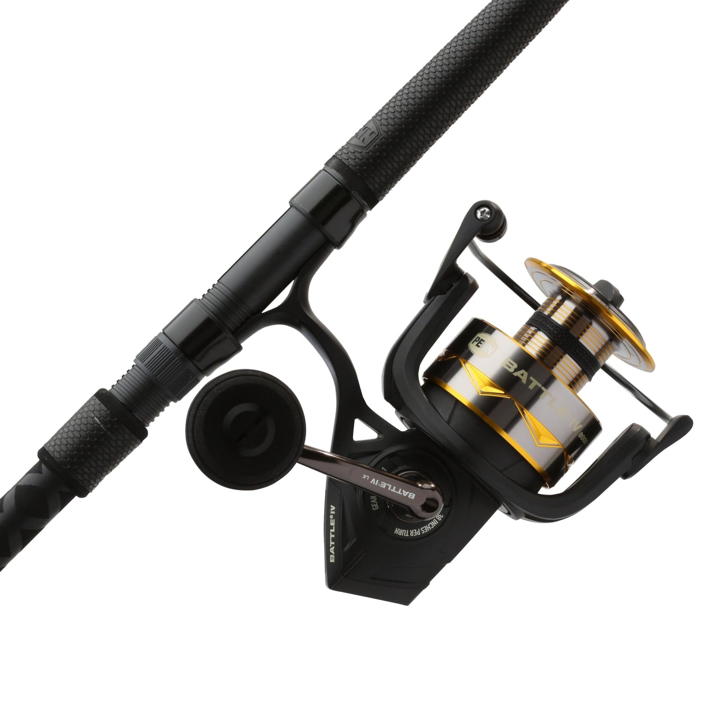 PENN Battle IV Spinning Reel and Fishing Rod Combo