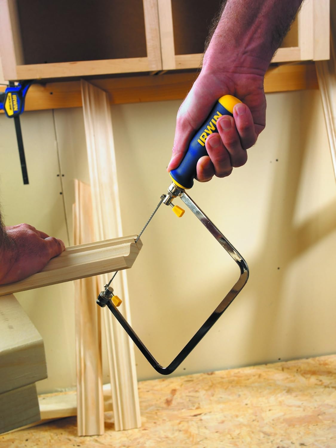 IRWIN Tools ProTouch Coping Saw (2014400), Blue & Yellow