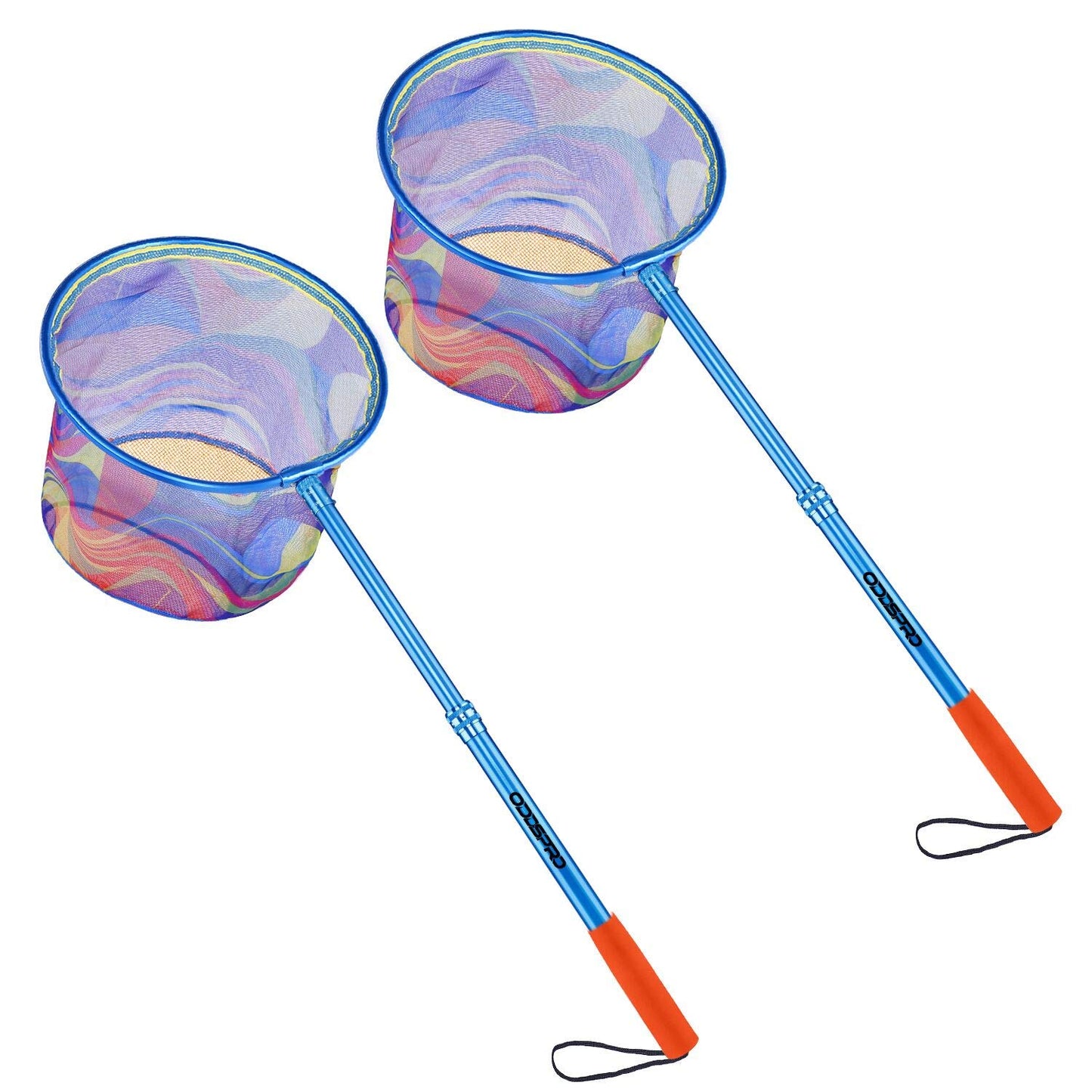 Kids Fishing Net - Telescoping Bait, Minnow, and Butterfly Net With 11.4" Depth, Handle Extends to 30" for Easy Catch and Release