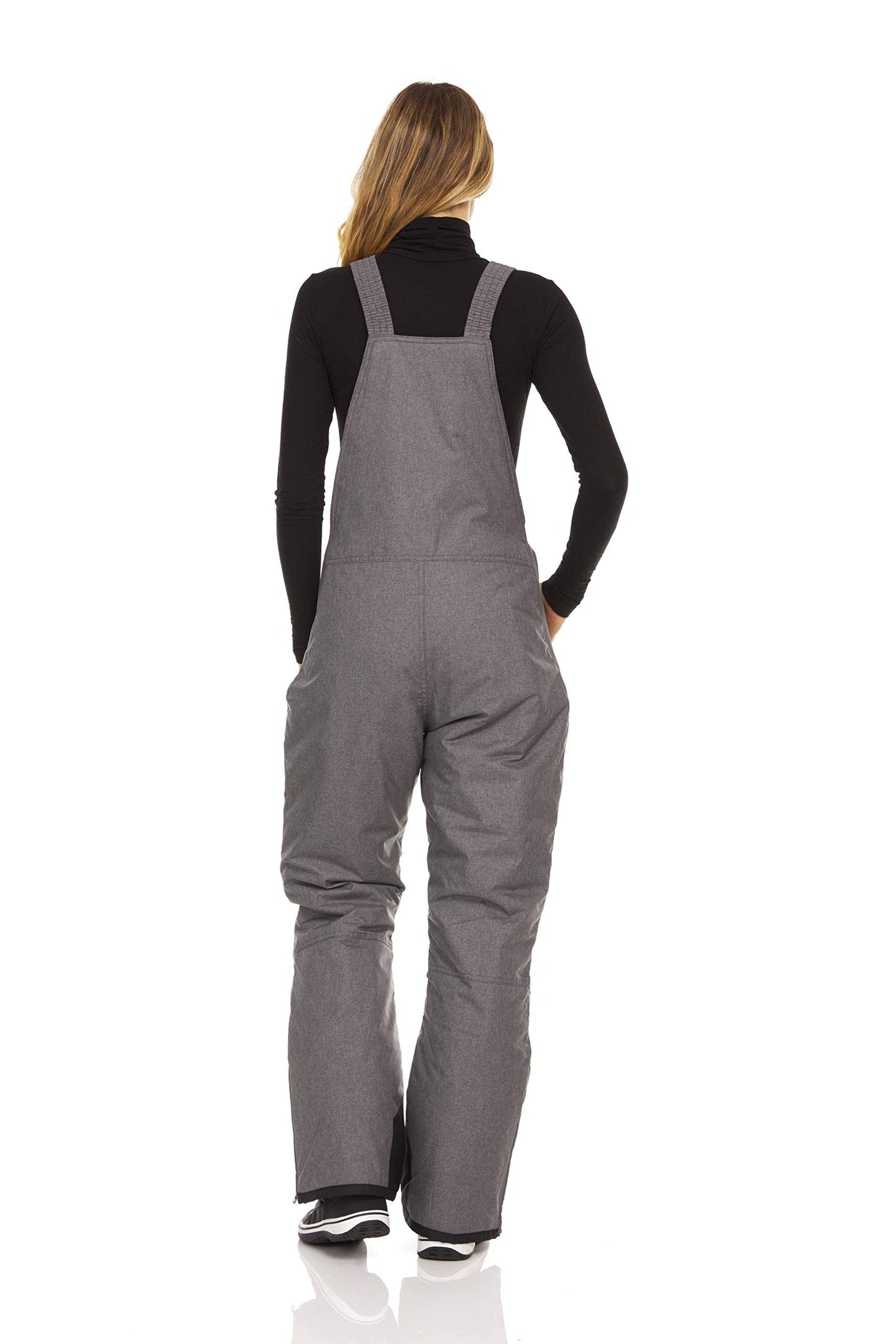 Arctic Quest Womens Ski Snow Bibs Pants Insulated Water Resistant Overalls Snowboarding Winter Waterproof Pants Women