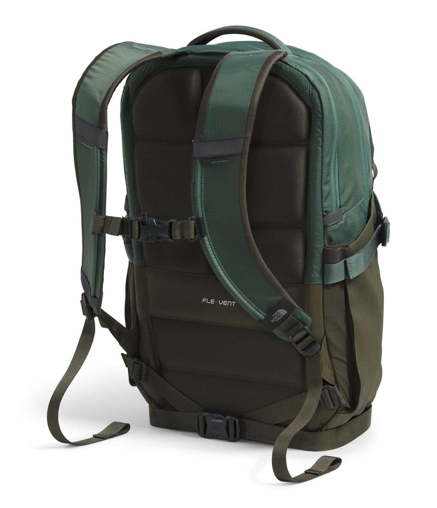 THE NORTH FACE Recon Everyday Laptop Backpack | Daypack with Water Repellent Finish, 16" Laptop Sleeve, 2 Water Bottle Pockets, TNF Black/TNF Black-NPF, One Size