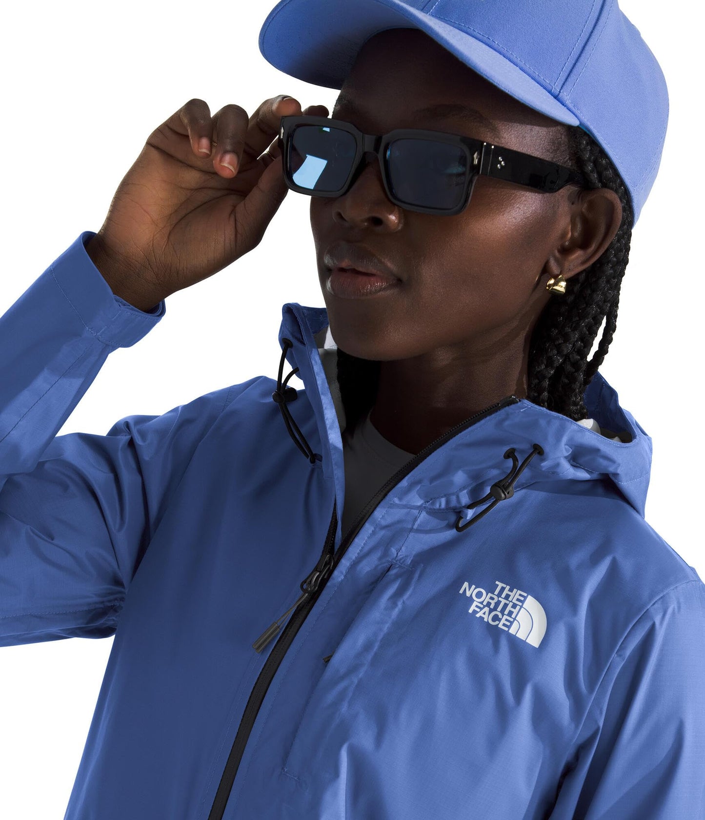 THE NORTH FACE Women's Alta Vista Rain Jacket | 3 Piece Hood With Adjustable Cinch-cord, Waterproof, Breathable