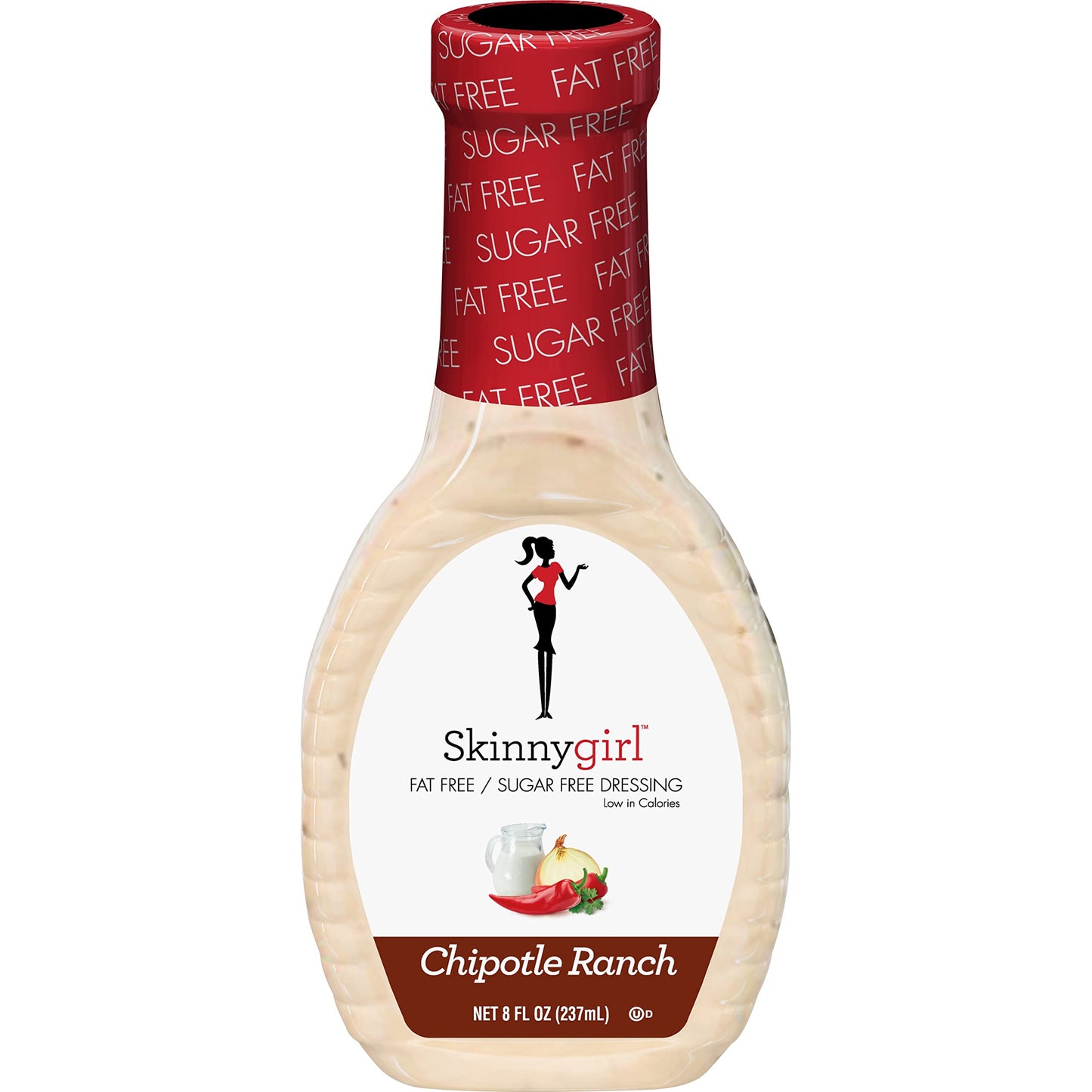 Skinnygirl Fat-Free Salad Dressing, Sugar-Free Buttermilk Ranch, 8 Ounce