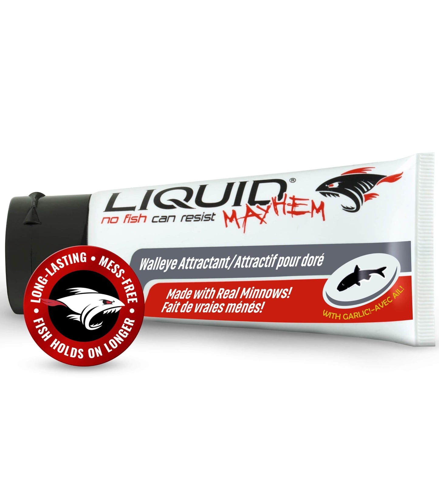 Liquid Mayhem Fish Attractant Gel – Real Bait, Aminos, UV – Multiple Scents and Pack