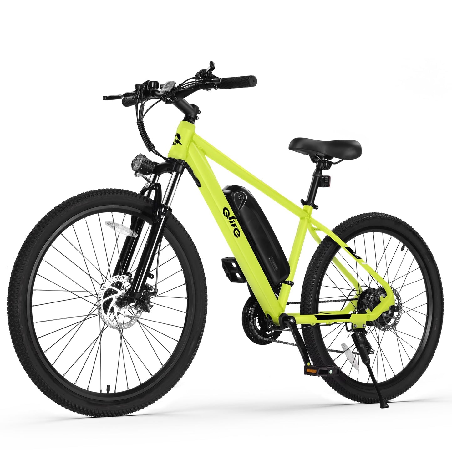Racer Electric Bike for Adults - 21-Speed Mountain Lightweight Ebike with Peak 750W 22MPH Brushless Motor, 375Wh Removable Battery, 26X2.1 Tire Step Over E-MTB, Up to 40 Miles
