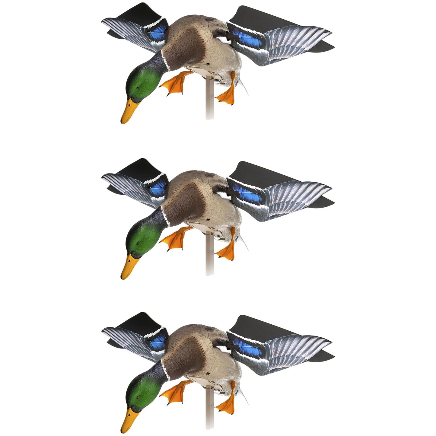 Avian X Powerflight Smart Motion Mallard Spinning Wing Realistic Design Duck Decoy, Ideal for Outdoor Hunting Adventures
