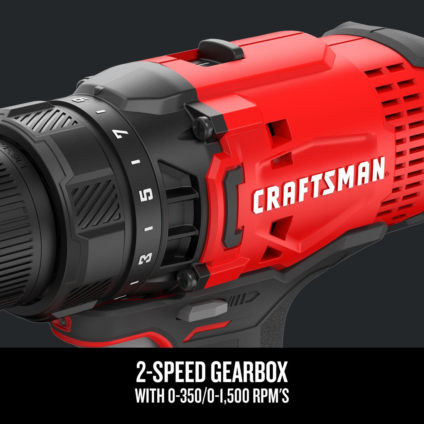 CRAFTSMAN V20 Cordless Drill/Driver Kit, 1/2 inch, Battery and Charger Included (CMCD700C1)