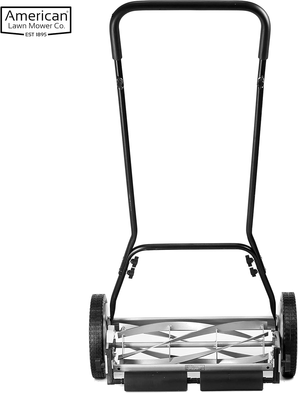 American Lawn Mower Company 1204-14 14-Inch 4-Blade Push Reel Lawn Mower, Red