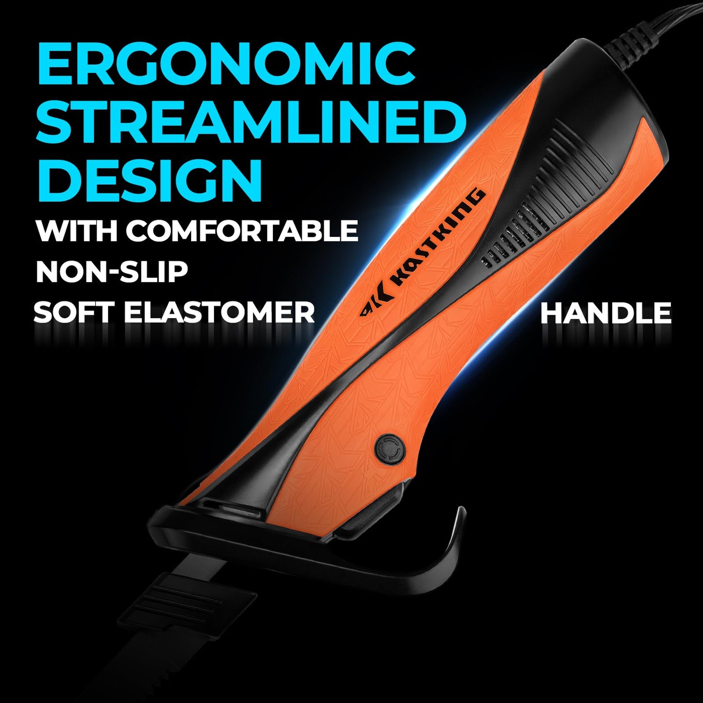 KastKing Speed Demon 110v Electric Fillet Knife, Precision Cut with High Torque Motor, ETL Certified Safety, Balanced Lightweight Handle, 2 Sets of Stainless-steel Blades