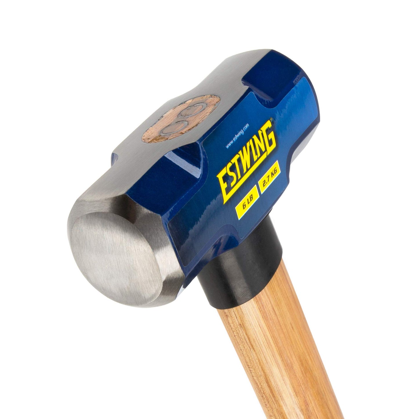 Estwing 16-Pound Hard Face Sledge Hammer for Demolition/Stake Driving, 50-55 HRC, 36-Inch Fiberglass Handle, Overstrike Protection, Textured Grip