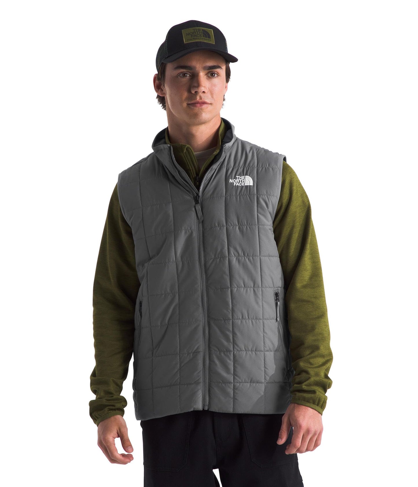 THE NORTH FACE Men's Junction Insulated Vest | Water Resistant With Heatseeker Insulation, Stretch Bindings & Zip Pockets
