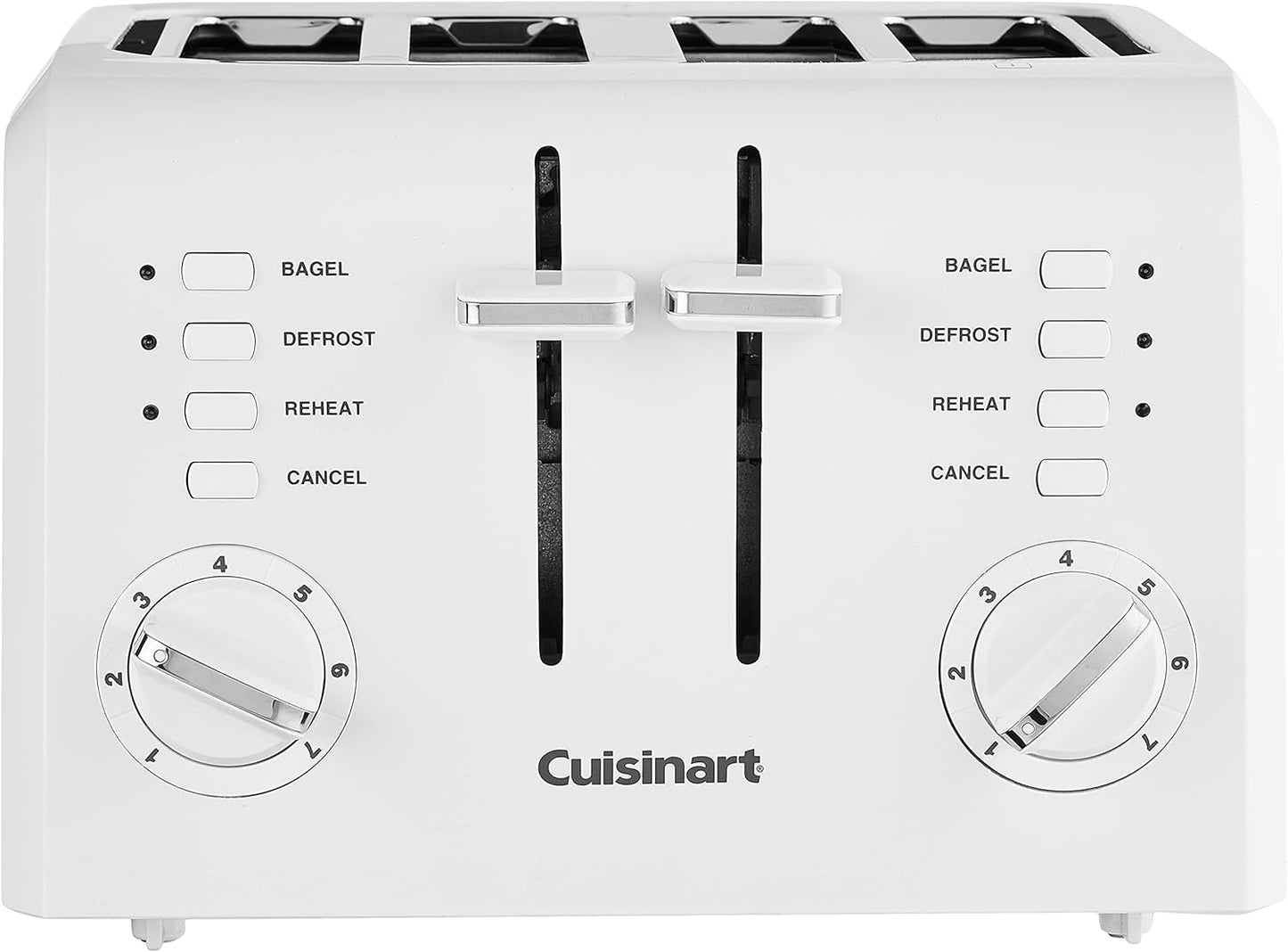 Cuisinart CPT-142P1 4-Slice Compact Plastic Toaster, White
