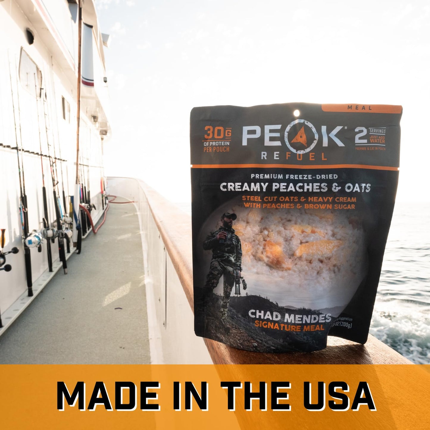 Peak Refuel Backcountry Bison Bowl | Chad Mendes Signature Meal | Premium Freeze-Dried Variety Meals | Hunting, Survival, Camping, Backpacking Food | High-Protein Game Meats | MRE | Made in USA