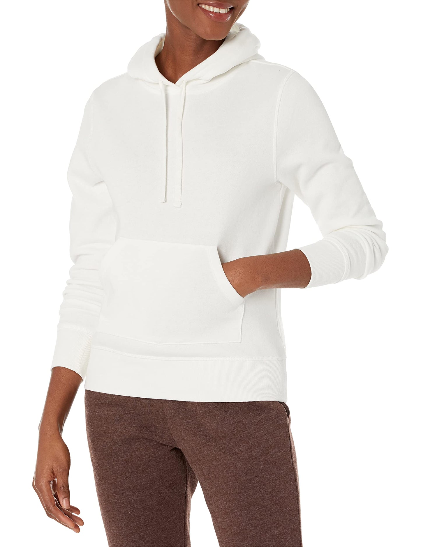 Amazon Essentials Women's Regular-Fit Fleece Pullover Hoodie (Available in Plus Size)