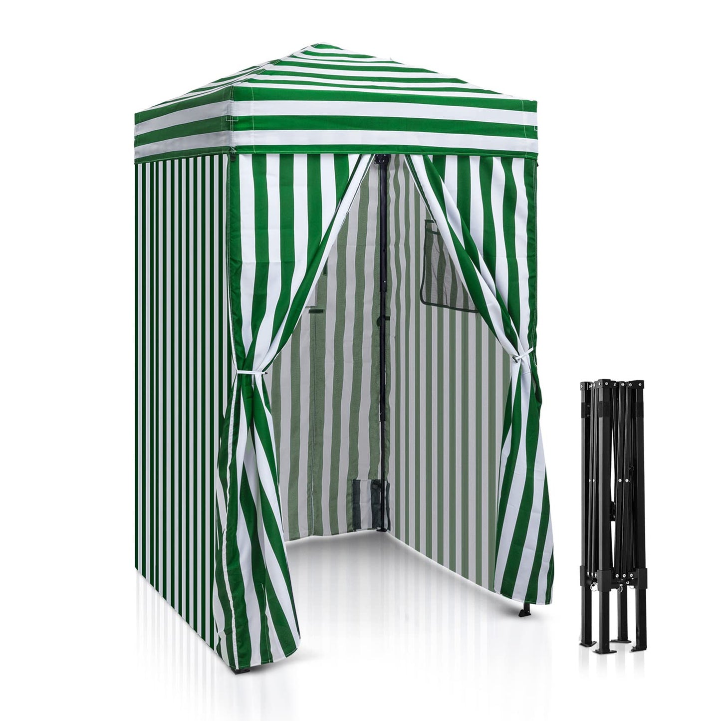 EAGLE PEAK Flex Compact 4x4 Pop-up Canopy Changing Room, Portable Dressing Room, Privacy Changing Tent for Indoor Fashion Photoshoots, Camping, or Pool, Purple