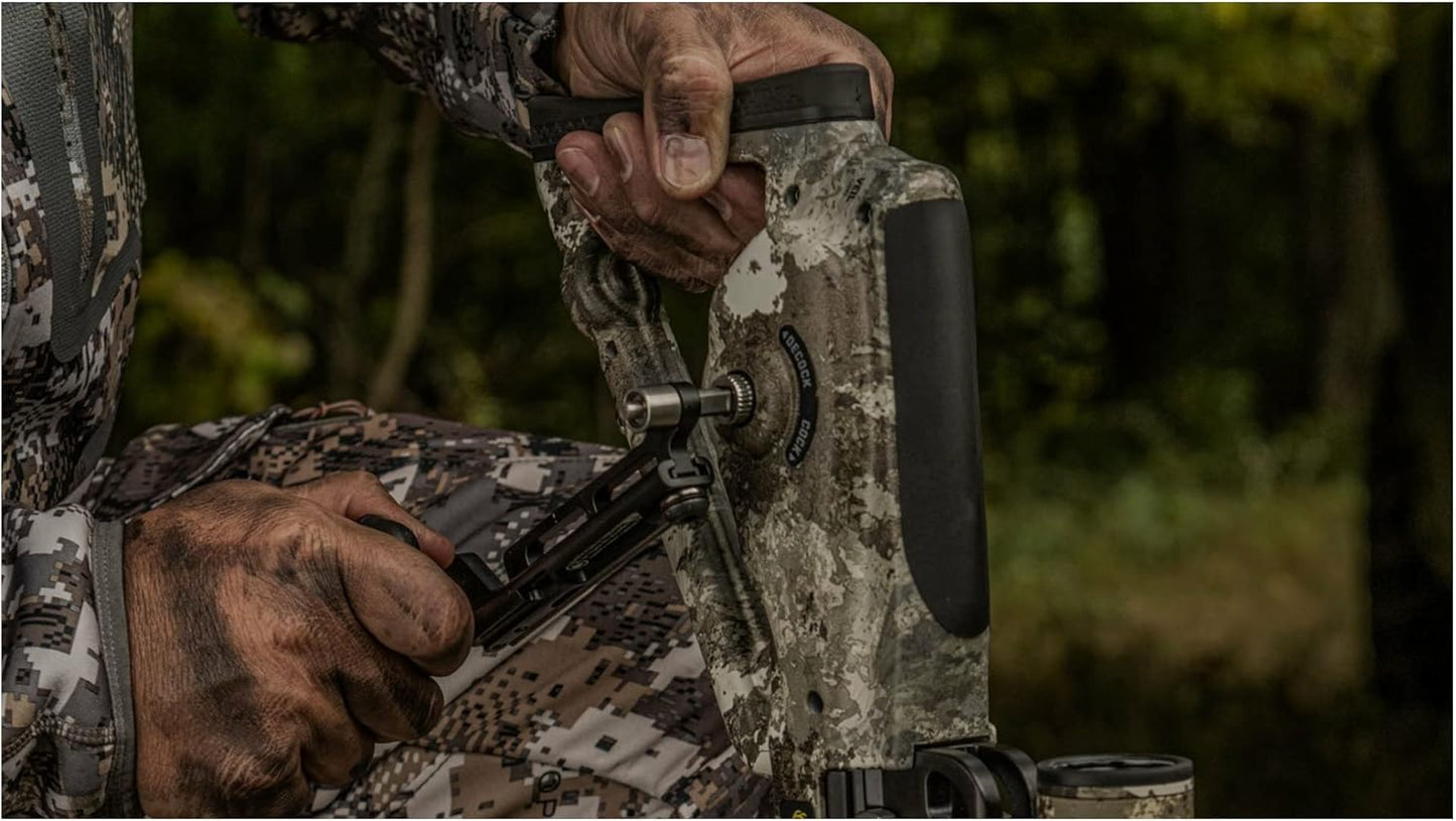 TenPoint Nitro 505 Crossbow, Veil Alpine - 505 FPS - Equipped with 100-Yard EVO-X Marksman Elite Scope, Scope Struts + ACUslide Cocking & De-Cocking System - Reverse-Draw Design