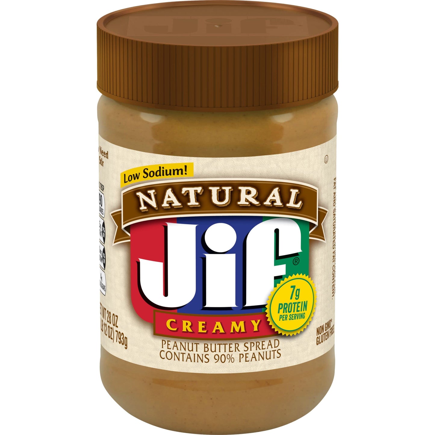 Jif Natural Creamy Peanut Butter Spread and Honey – Contains 80% Peanuts, 16 Ounces