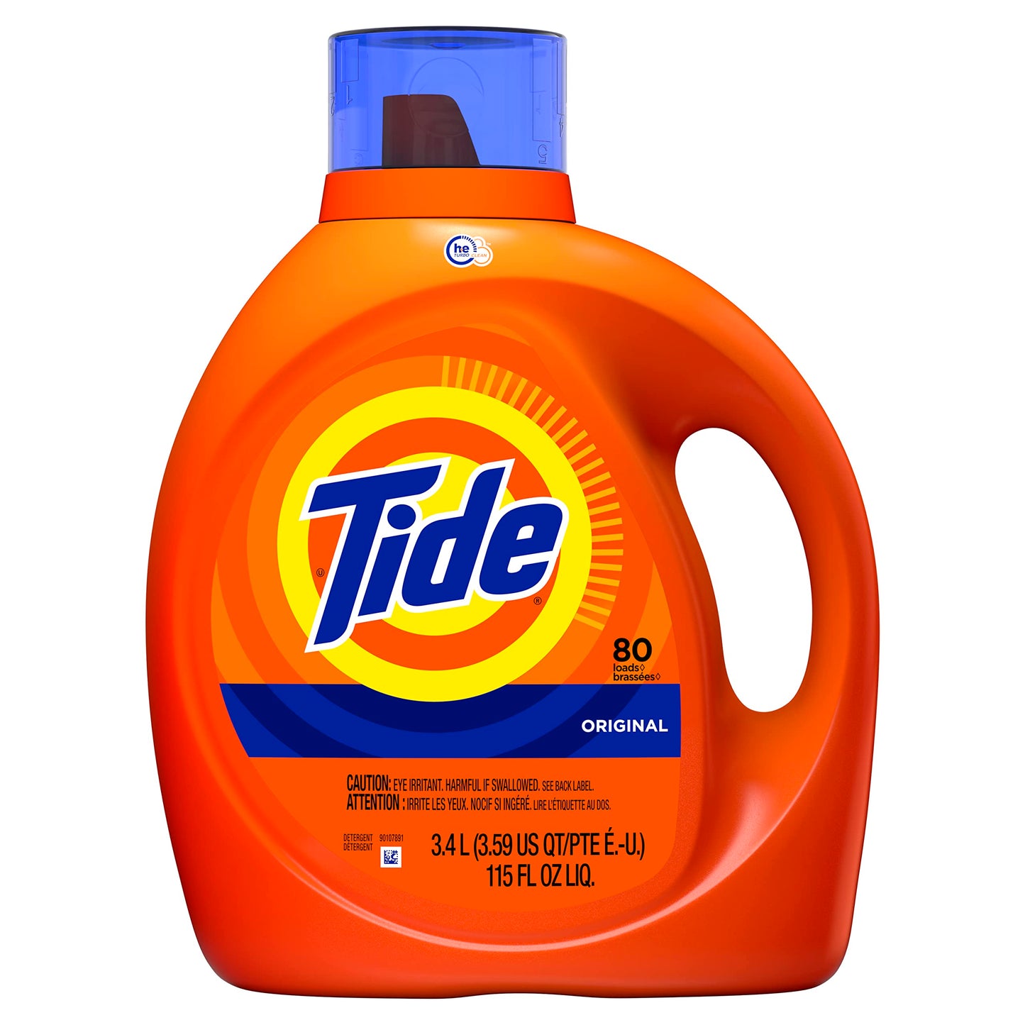 Tide Laundry Detergent Liquid, Original Scent, HE Compatible, 100 Loads, 132 fl oz, Tide Laundry Detergent, Liquid Laundry Detergent (Packaging May Vary)