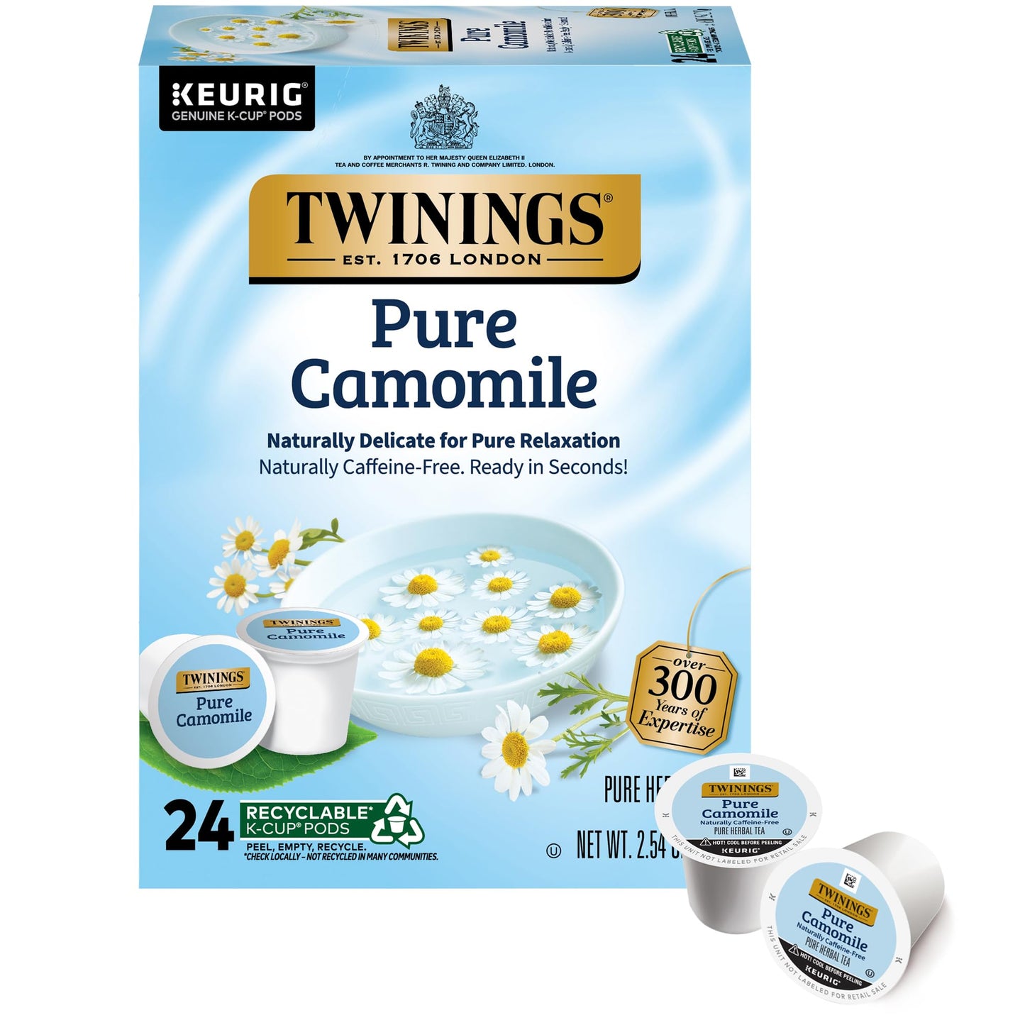Twinings English Breakfast Black Tea K-Cup Pods for Keurig, 24 Count (Pack of 1), Smooth, Flavourful, Robust, Caffeinated, Enjoy Hot or Iced