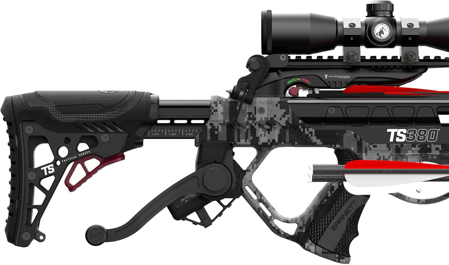 Barnett Crank Cocking Device for Crossbow, Ambidextrous, Easy Installation, Reduce Cocking Resistance by 93%, Tactical, Black