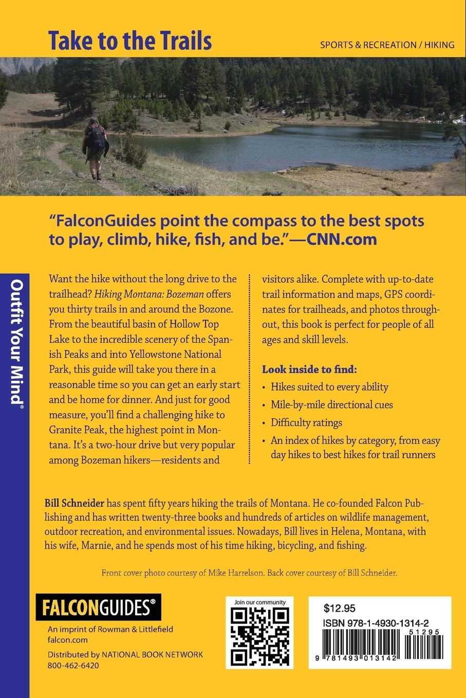 Hiking Montana: Bozeman: A Guide to 30 Great Hikes Close to Town (Hiking Near)