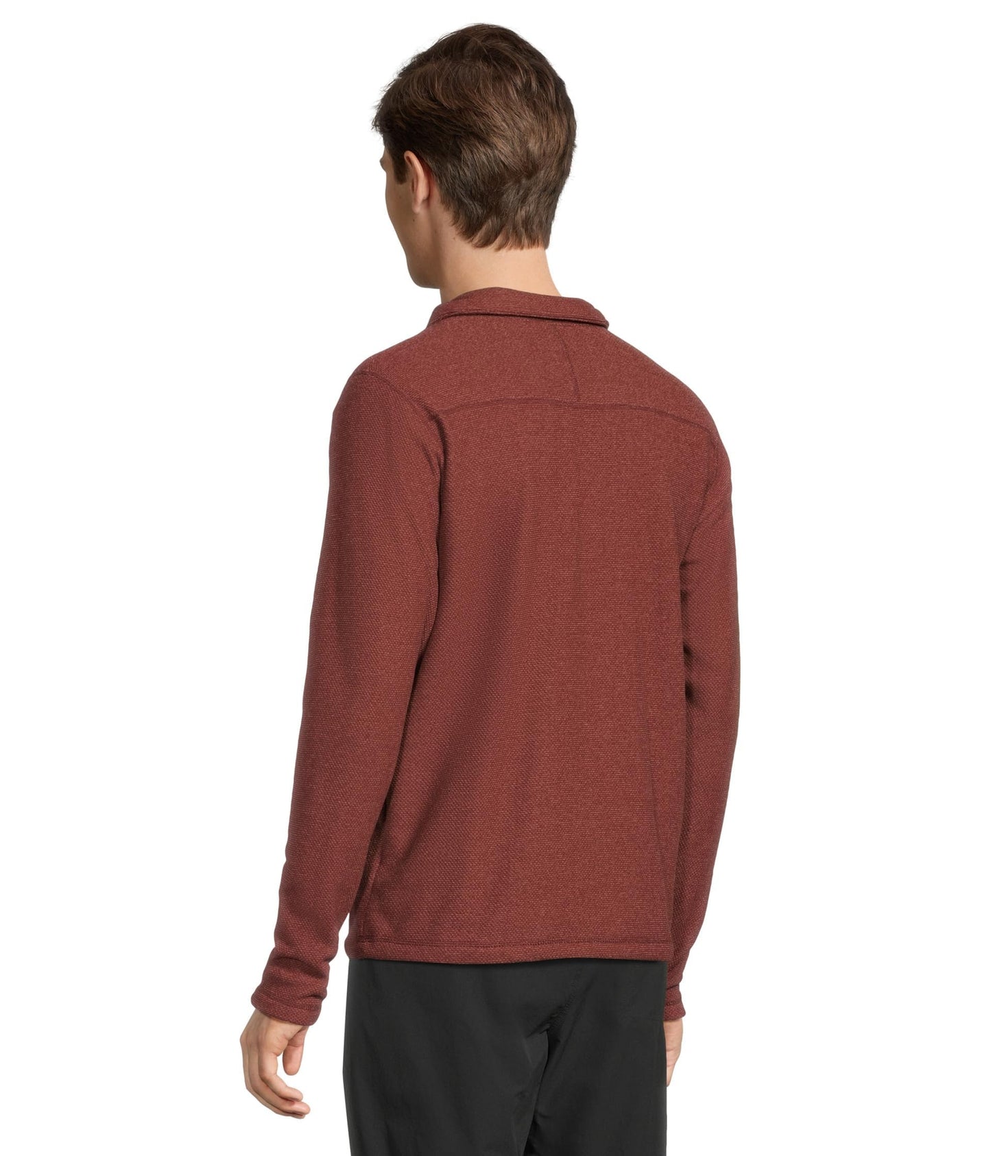 THE NORTH FACE Men's Textured Cap Rock 1/4 Zip Pullover | Fleece Jacket, Fold Over Collar & Embroidered Logo