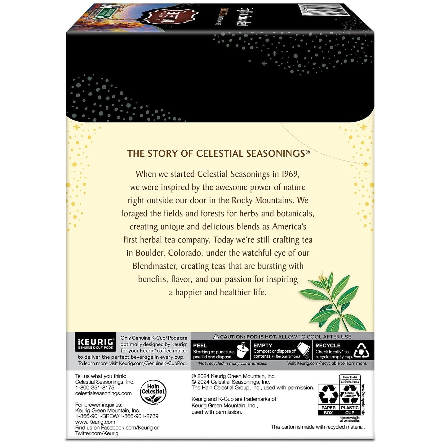 Celestial Seasonings English Breakfast Black Tea, Single-Serve Keurig K-Cup Pods, 96 Count