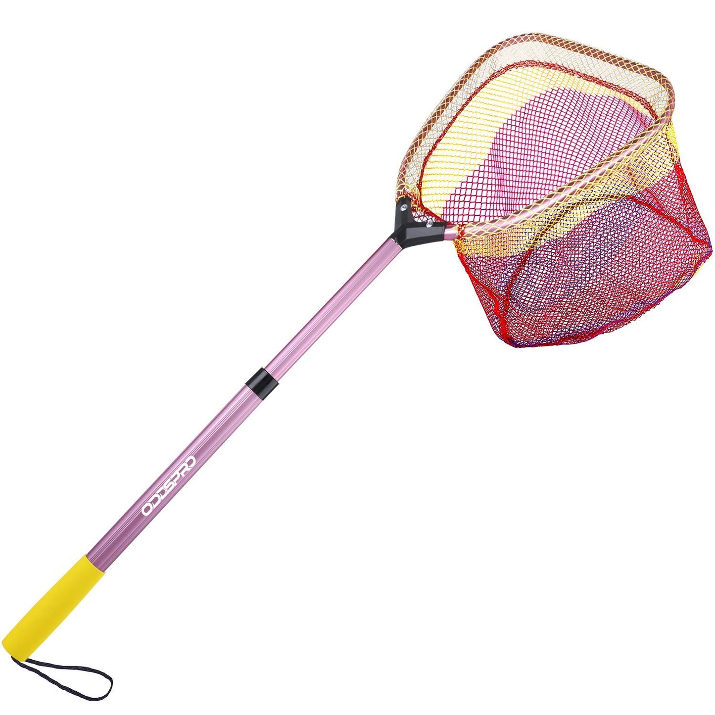 Kids Fishing Net - Telescoping Bait, Minnow, and Butterfly Net With 11.4" Depth, Handle Extends to 30" for Easy Catch and Release