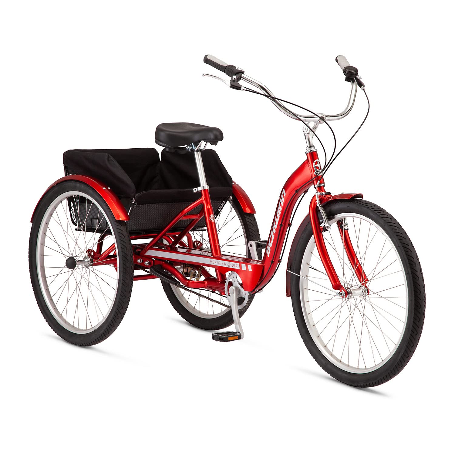 Schwinn Meridian Deluxe Adult Tricycle Bike 26-Inch Red Schwinn Meridian Deluxe Adult Tricycle Bike 26-Inch Red