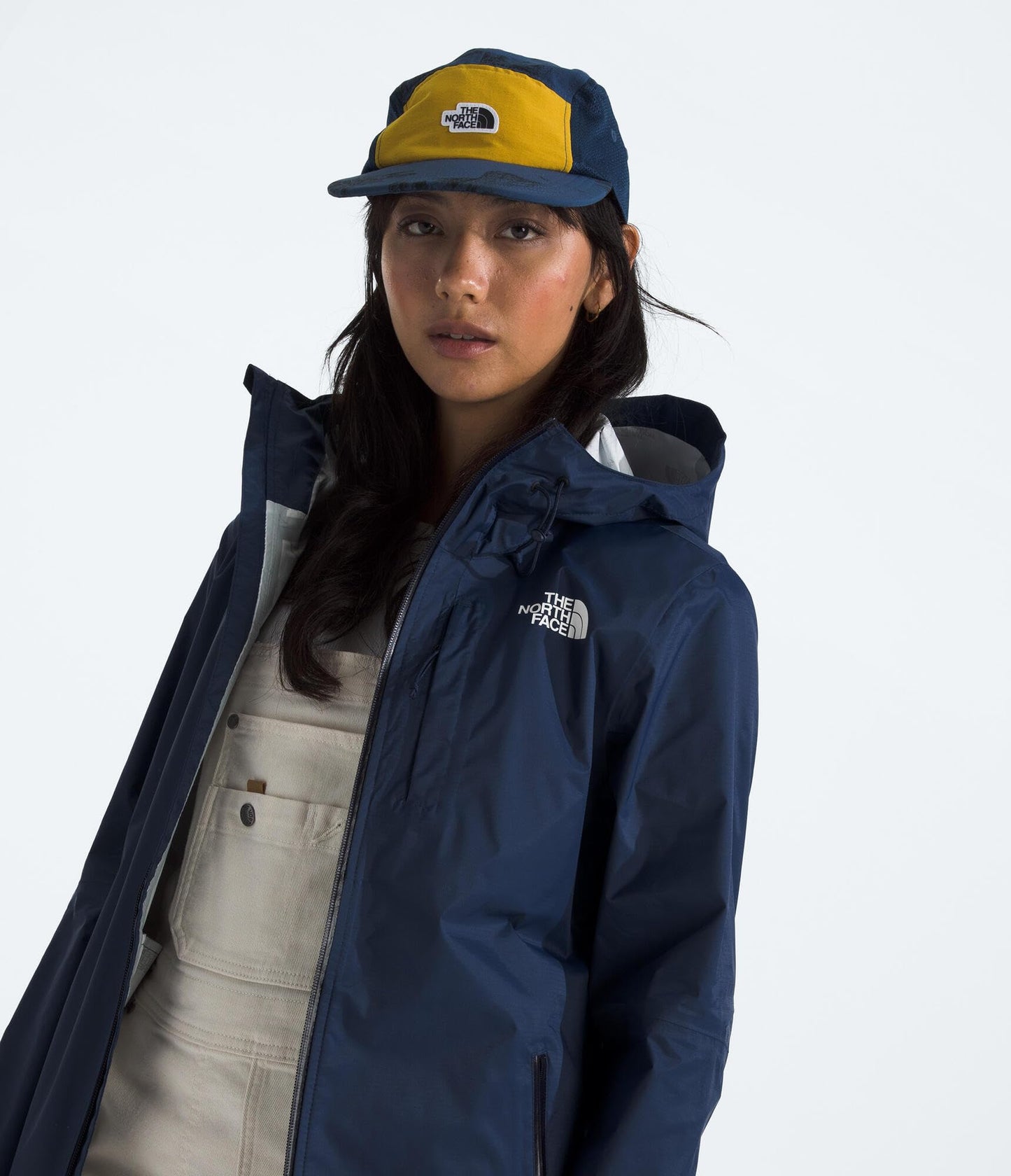 THE NORTH FACE Women's Alta Vista Rain Jacket | 3 Piece Hood With Adjustable Cinch-cord, Waterproof, Breathable