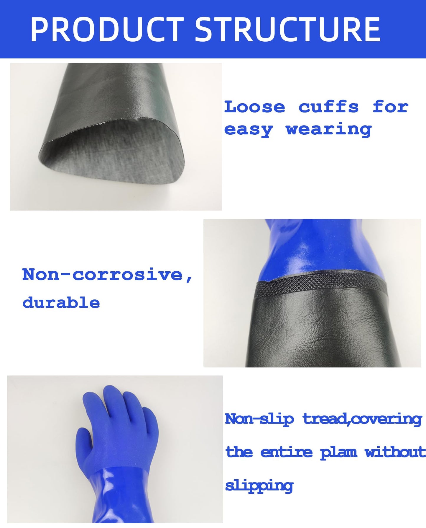 LIICHAAO Long waterproof fishing gloves,Cleaning Poison ivy gloves,Aquarium pool,Long elbow Resistant Abrasion