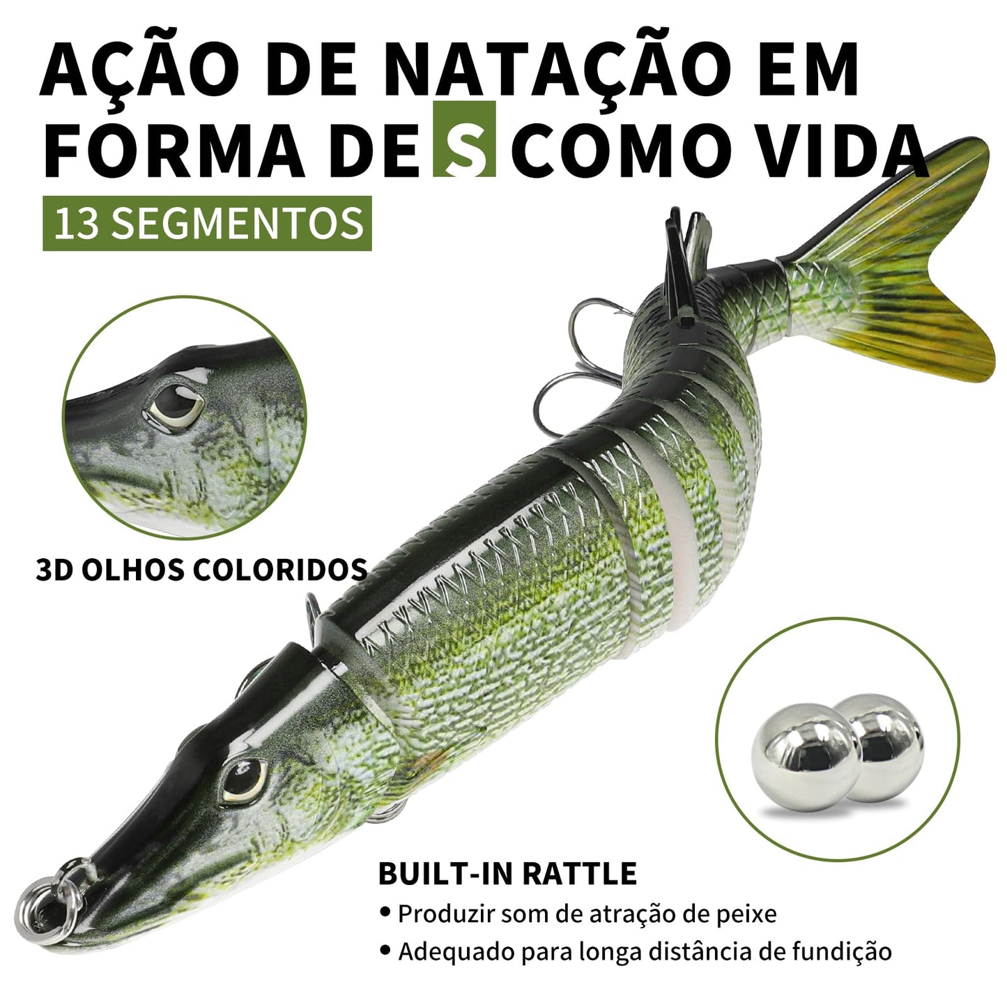 TRUSCEND Swimmax for Freshwater and Saltwater, Lifelike Fishing Lures for Bass Trout Crappie Walleye Pike Bluegill Salmon, Swimbait for Bass Fishing, Amazing Fishing Gear Gifts for Family Fishing