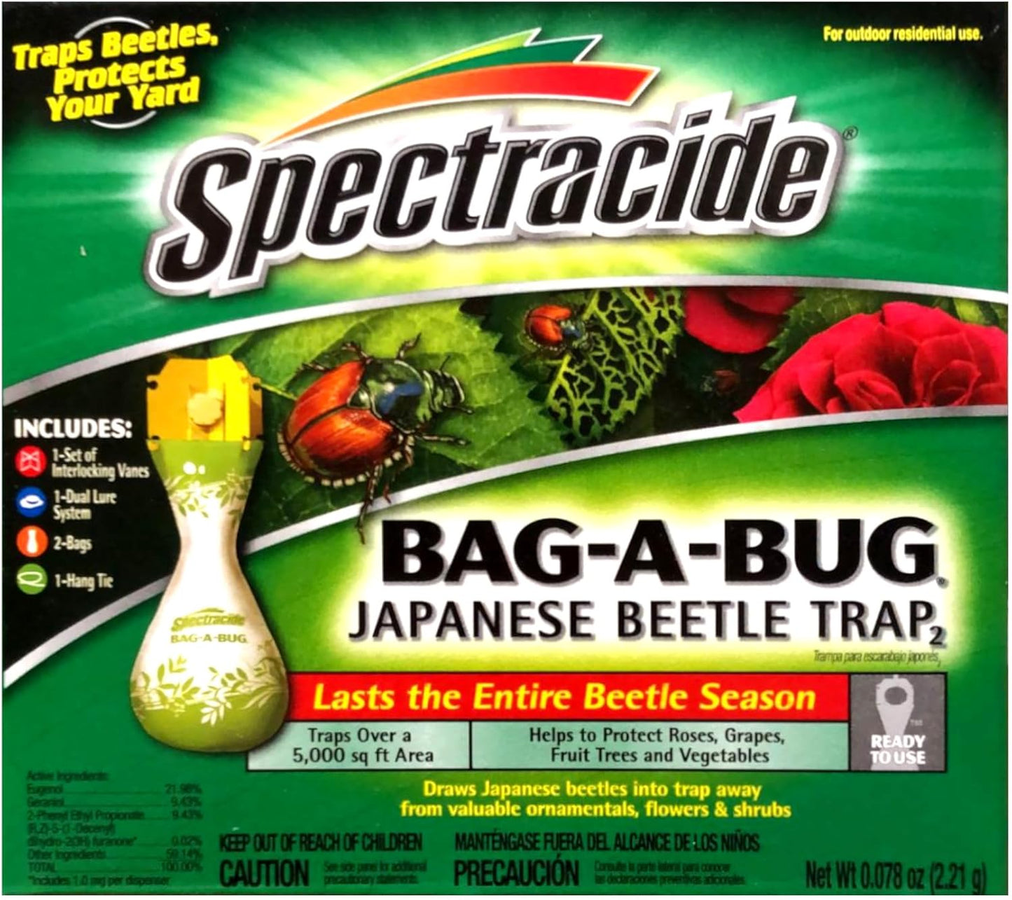Spectracide Bag-A-Bug Japanese Beetle Trap (Pack of 3)