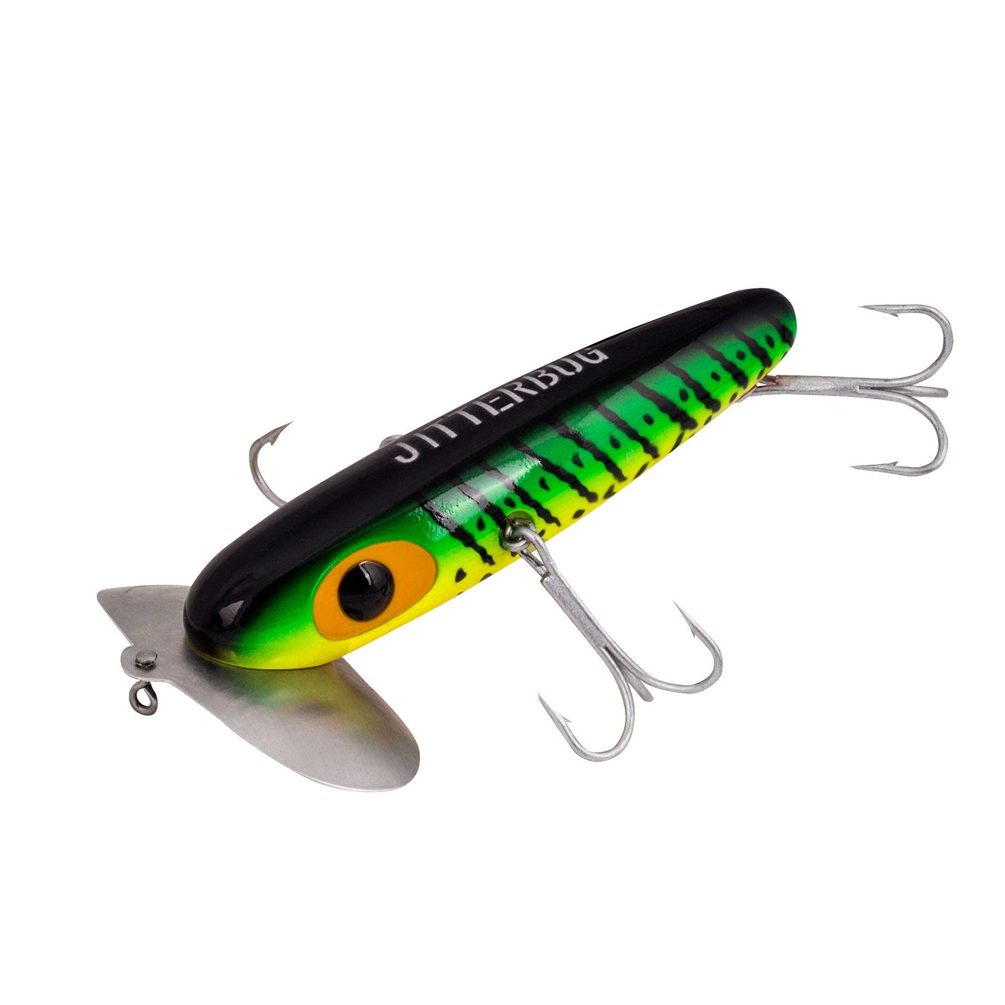 Jitterbug Topwater Bass Fishing Lure - Excellent for Night Fishing