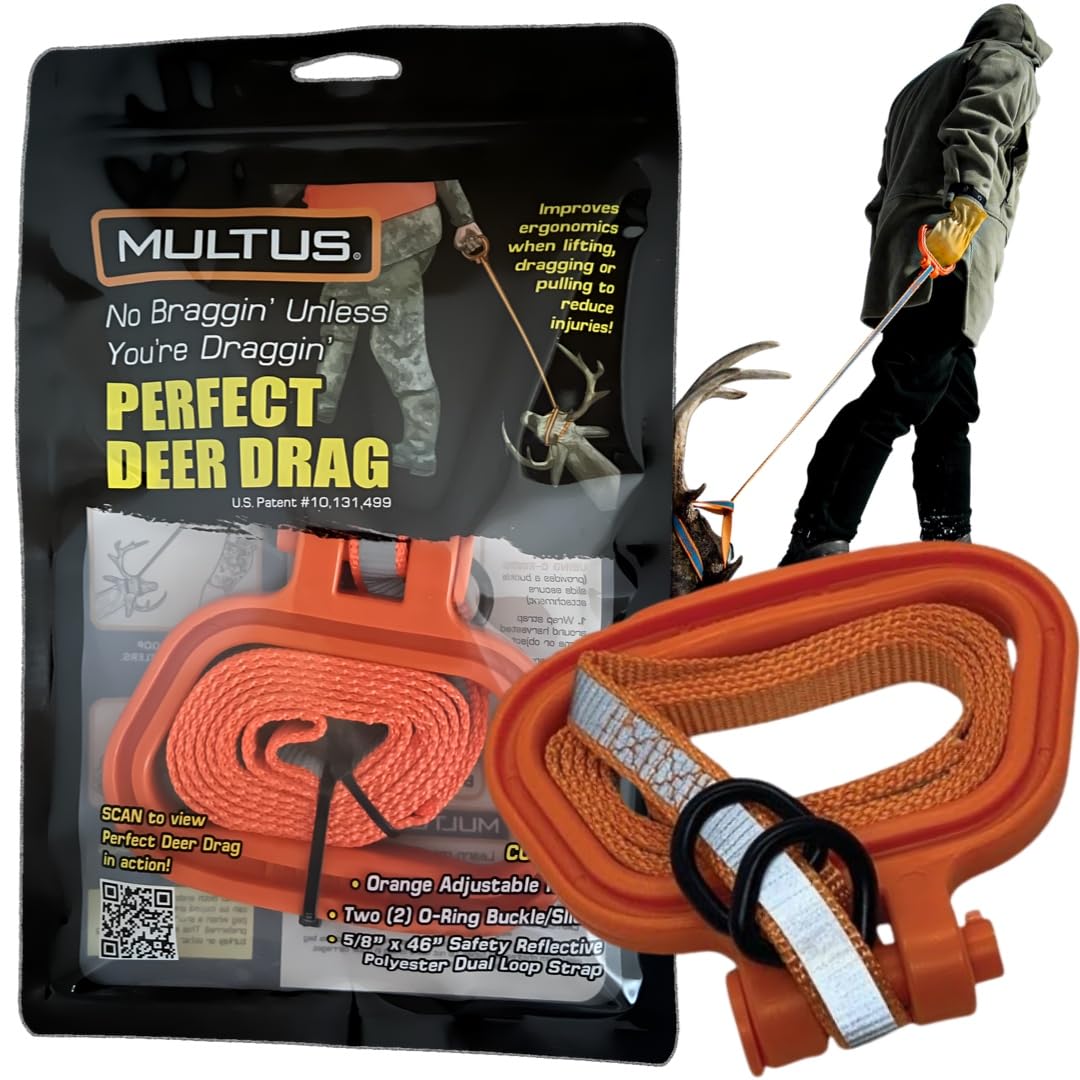 MULTUS Perfect Deer Drag Rope - Unique Hunting Gifts for Men - Essential Hunting Gear and Accessories - Deer Pull Strap