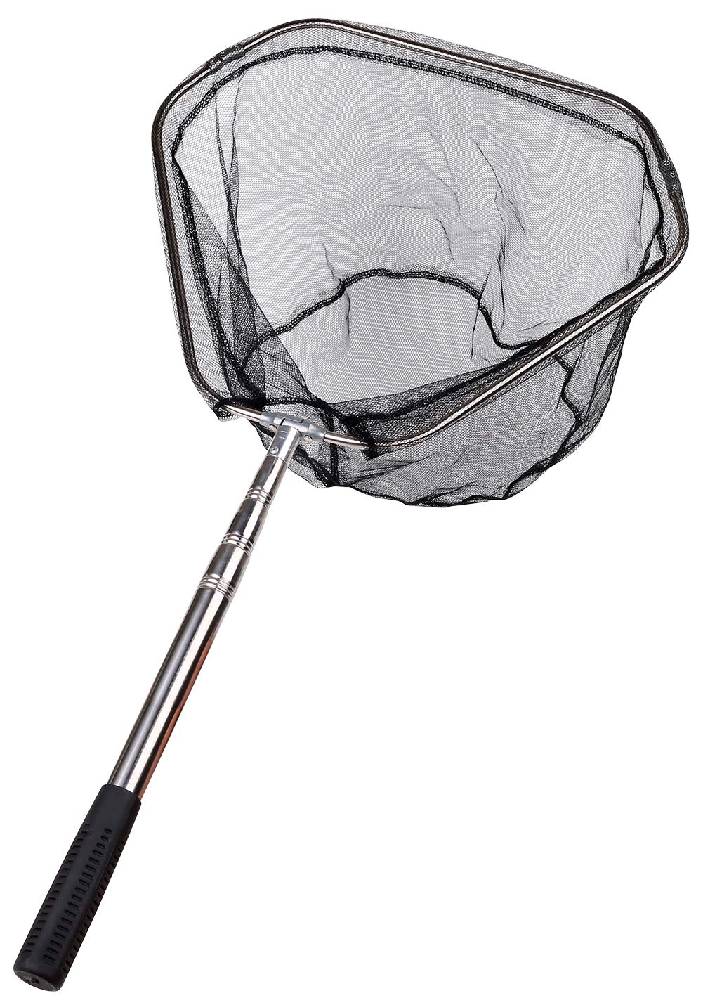 RESTCLOUD Fishing Landing Net with Telescoping Pole Handle, Fishing net Freshwater for Kids Men Women, Extend to 40-63 Inches
