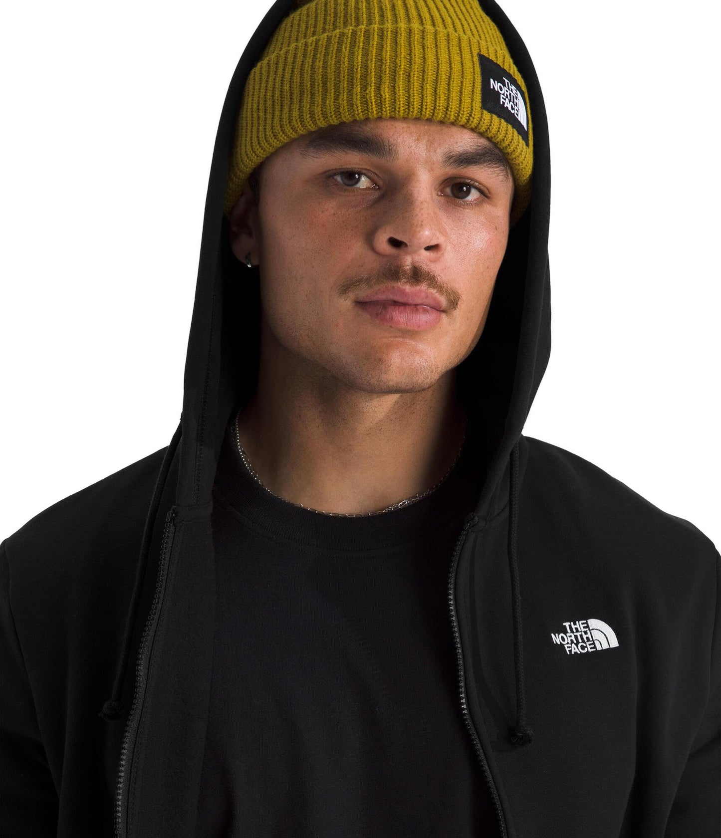 THE NORTH FACE Men's Evolution Simple Dome Full Zip Hoodie | 2 Piece Hood With Adjustable Drawcord, Classic Logo