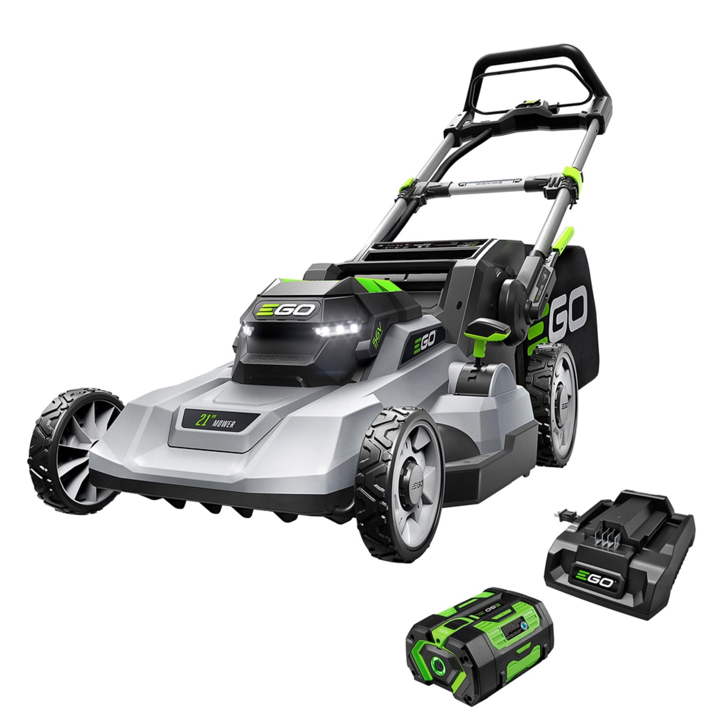 EGO POWER+ Electric Lawn Mower, Cordless, Includes 56V 6.0Ah Battery And 320W Charger - LM2114