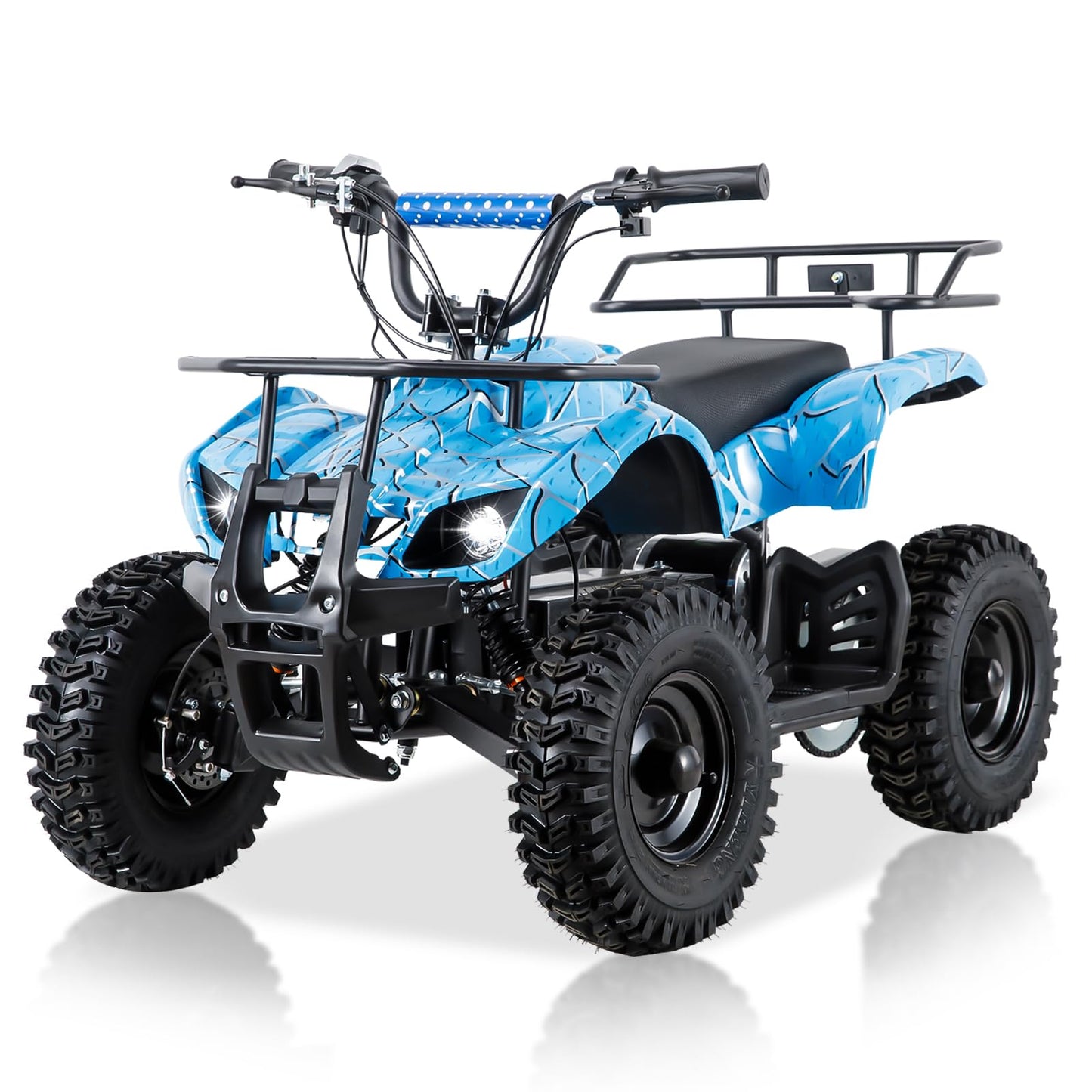 36V Electric ATV Dirt Quad Electric Four-Wheeled ATV with 500W Brushless Powerful Motor Off-Road Vehicle Electric Kids ATV Ride on ATV for Big Boys Girls Ages 5+, Black