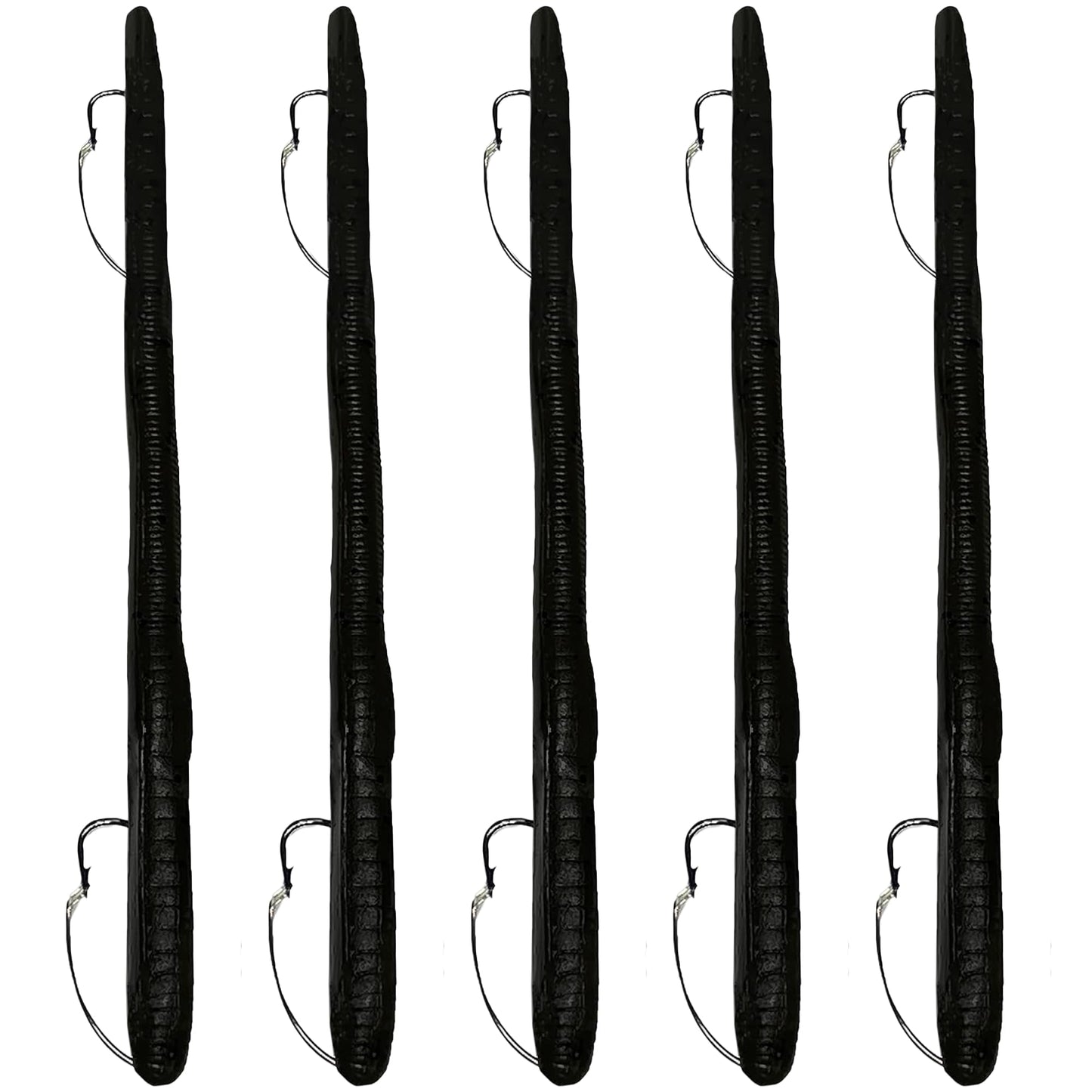 Made in USA Weedless Pre-Rigged Fishing Lures Bass Set, Pike, and Anything in Between - USA - Extra Durable Soft Plastic Swimbaits for Bass Fishing Lures - 5 PCS Bass Baits and Lures Pack(Variety)