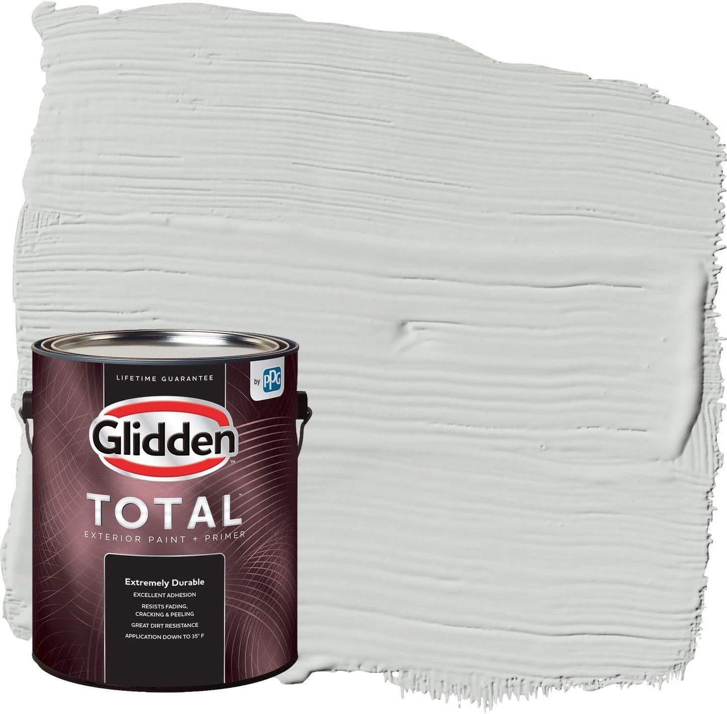 Glidden Exterior Paint + Primer: Black/Black Magic, One Coat, Satin, 1-Gallon