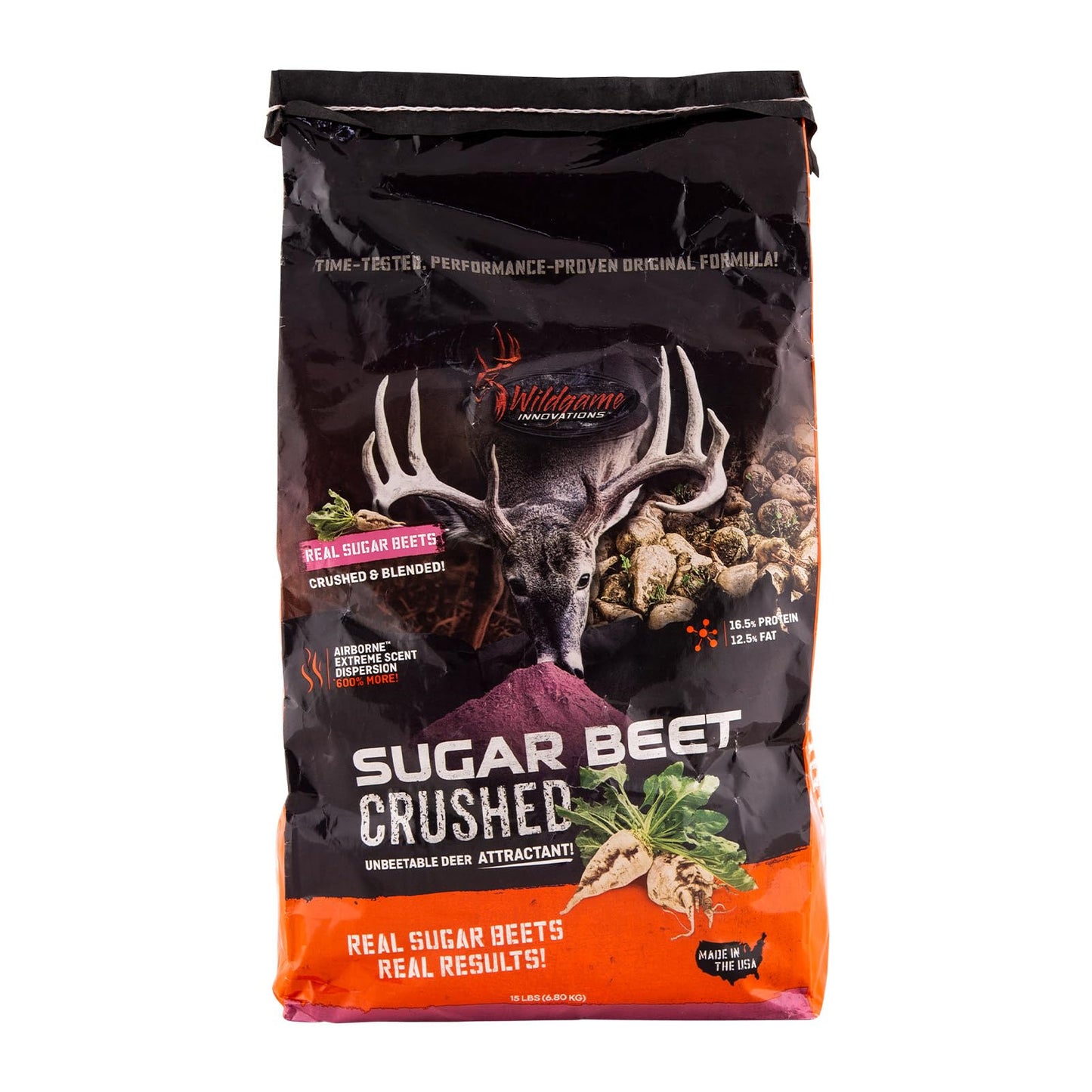 Wildgame Innovations Sugar Beet Crushed Deer Attractant | Effective Ultra-Concentrated Nutrient-Filled Deer Feed with Real Sugar Beets