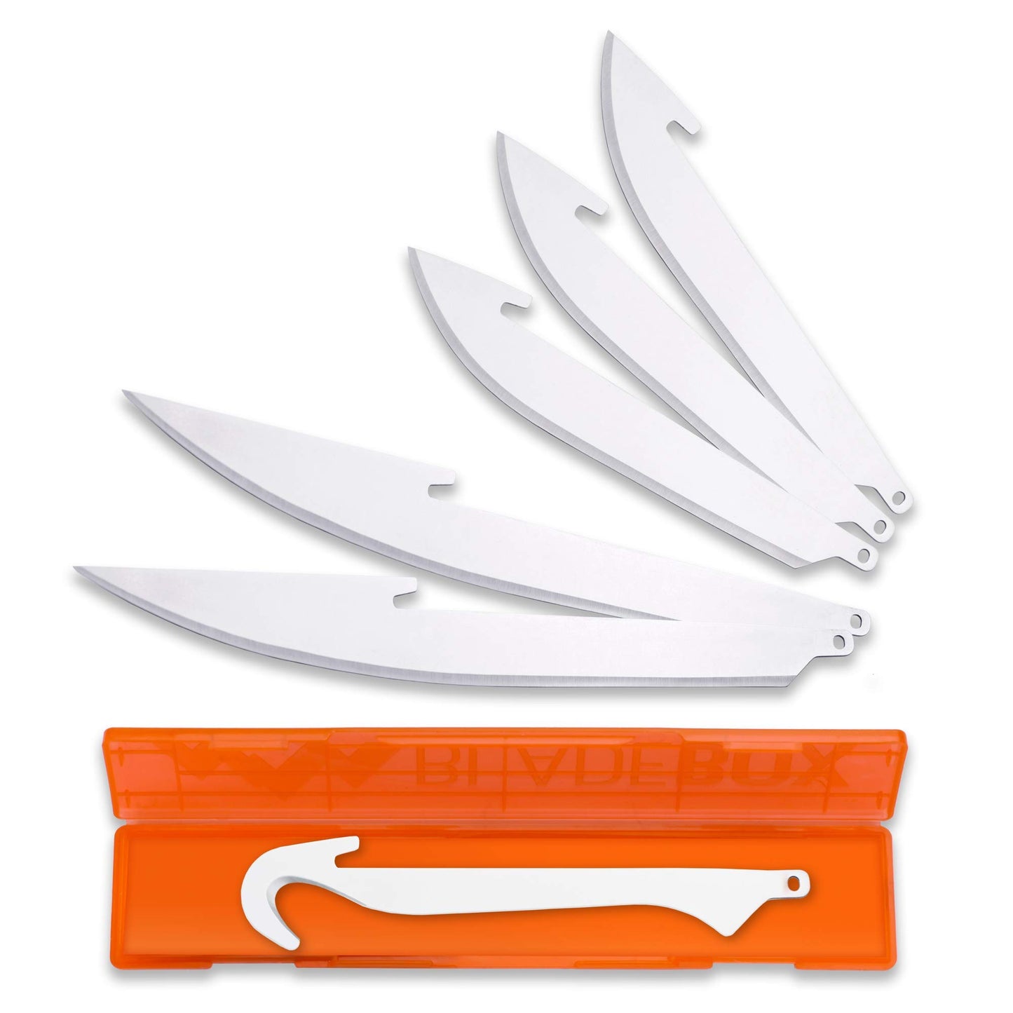 OUTDOOR EDGE 3.5" RazorSafe Replacement Sharp-Point Knife Blades, 24 Piece Value Pack